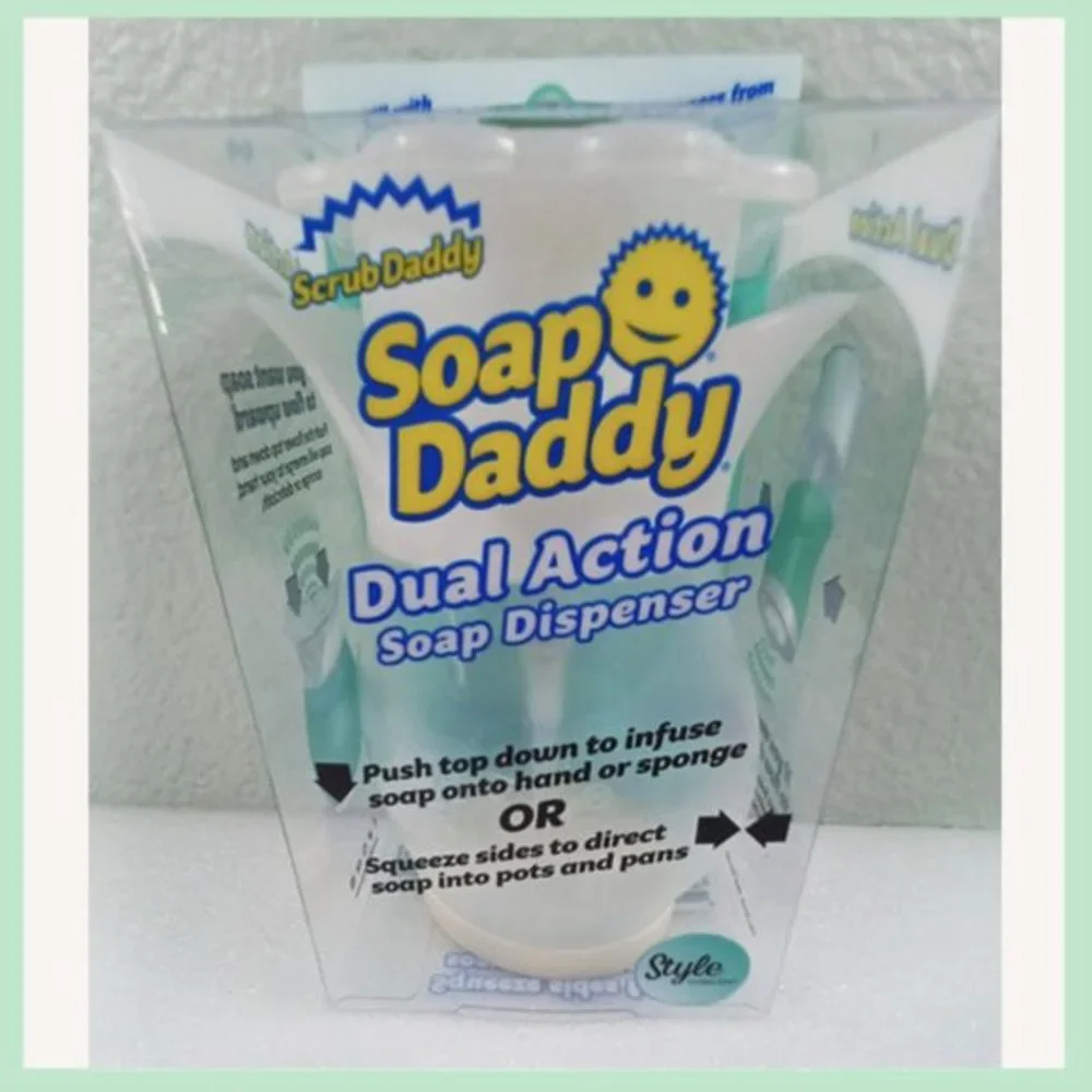 Scrub Daddy Soap Dispenser, Soap Daddy Dual Action Dispenser - Picture 2 of 6